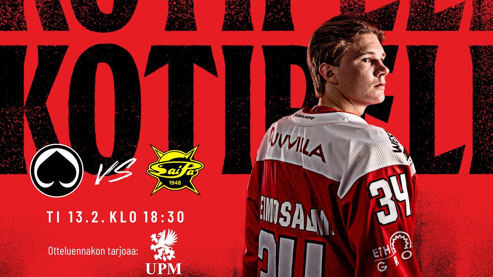 UPM otteluennakko Ässät – SaiPa