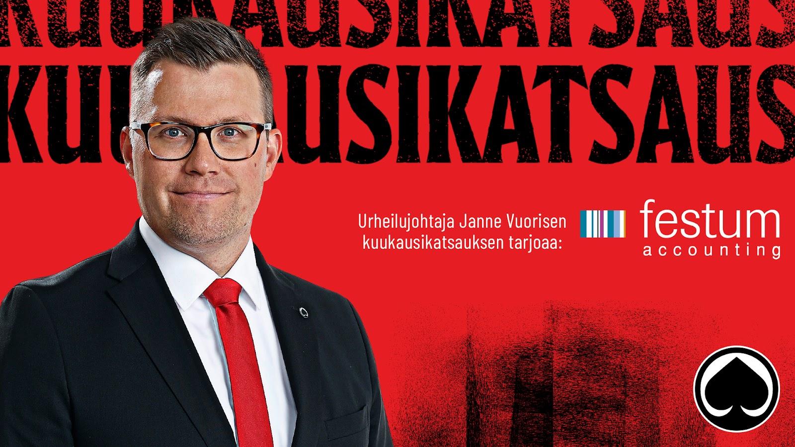 Festum urheilujohtajan kuukausikatsaus