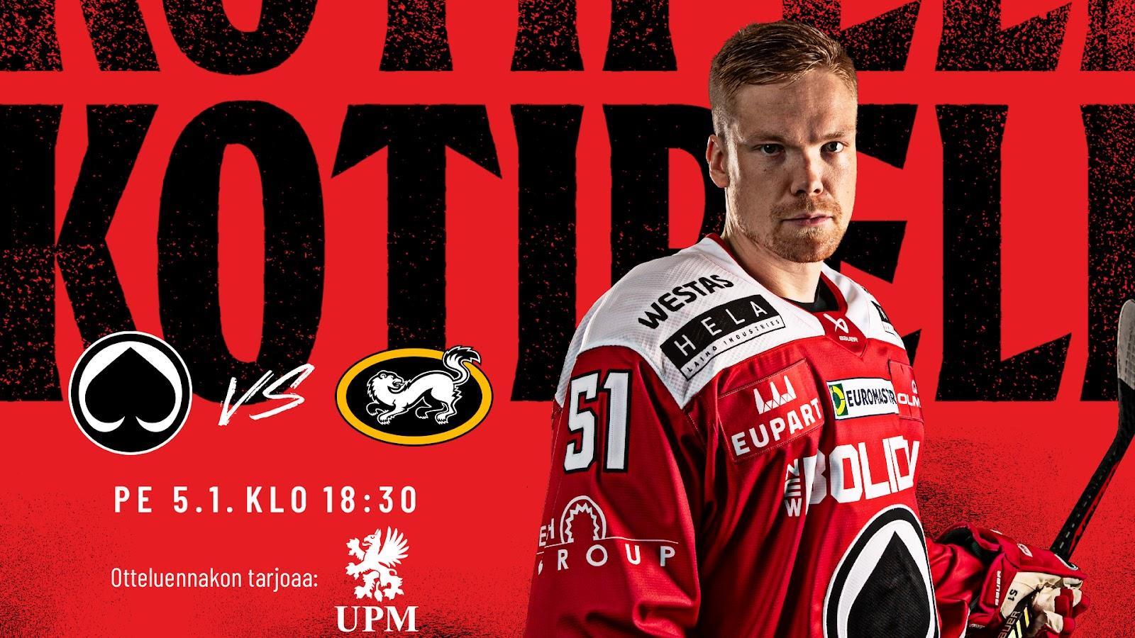 UPM otteluennakko Ässät-Kärpät