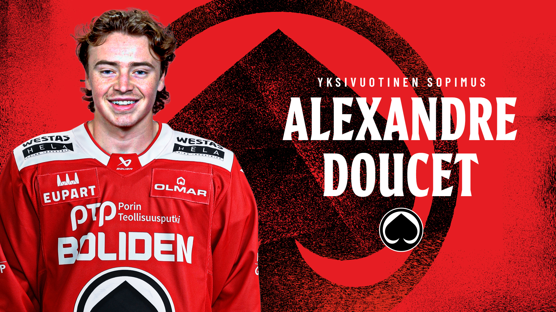 Alexandre Doucet tuo taitoa ja monipuolisuutta Ässiin