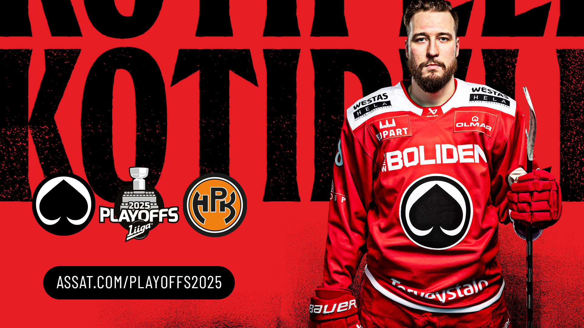 Pudotuspelien 1.kierros: Ässät-HPK