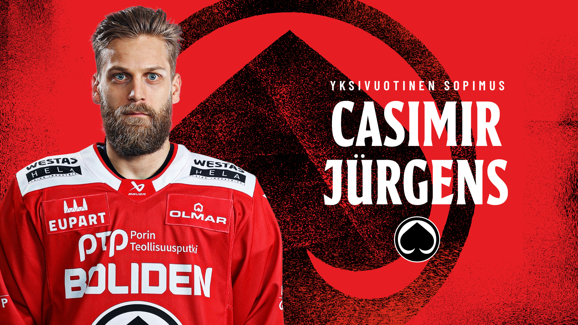 Kaksinkertainen Suomen mestari Casimir Jürgens siirtyy Ässiin