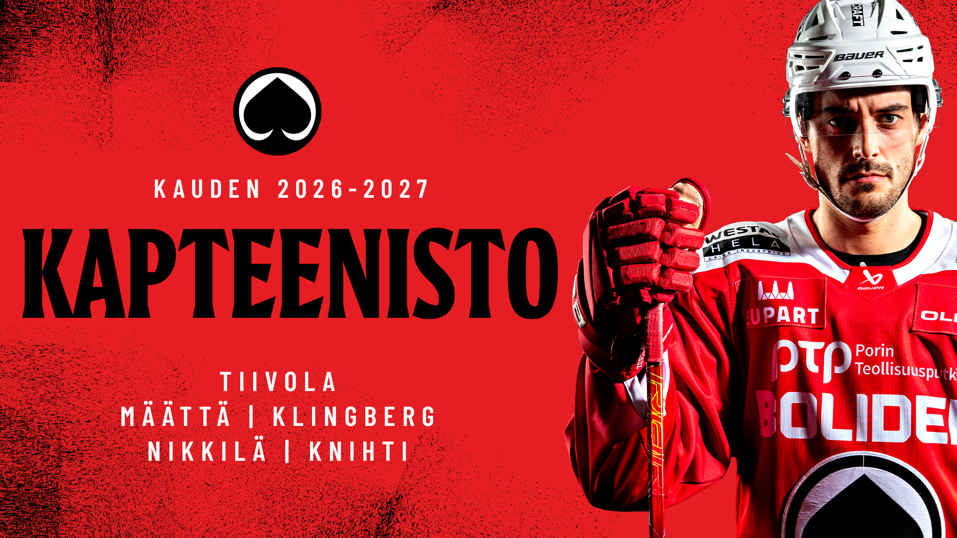 Peter Tiivolasta seurahistorian 24. kapteeni