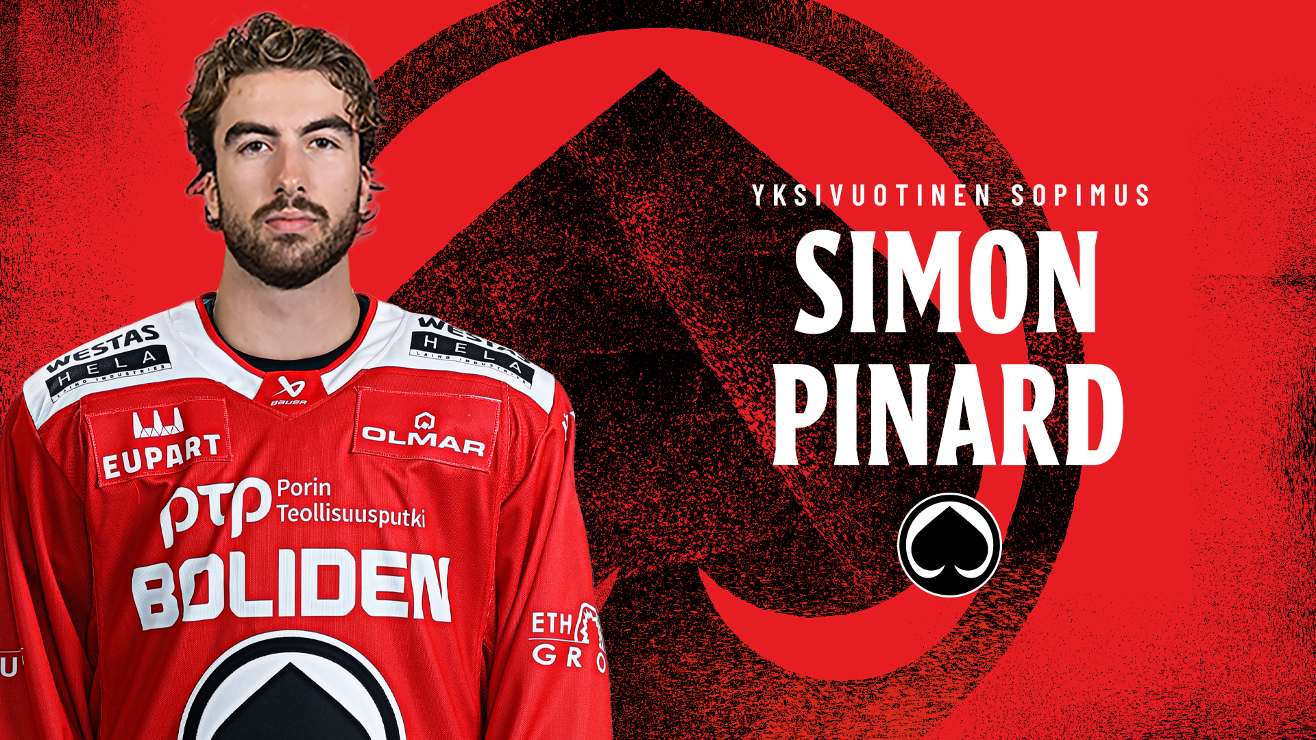 Kovia tehoja ECHL-liigassa takonut Simon Pinard Ässiin