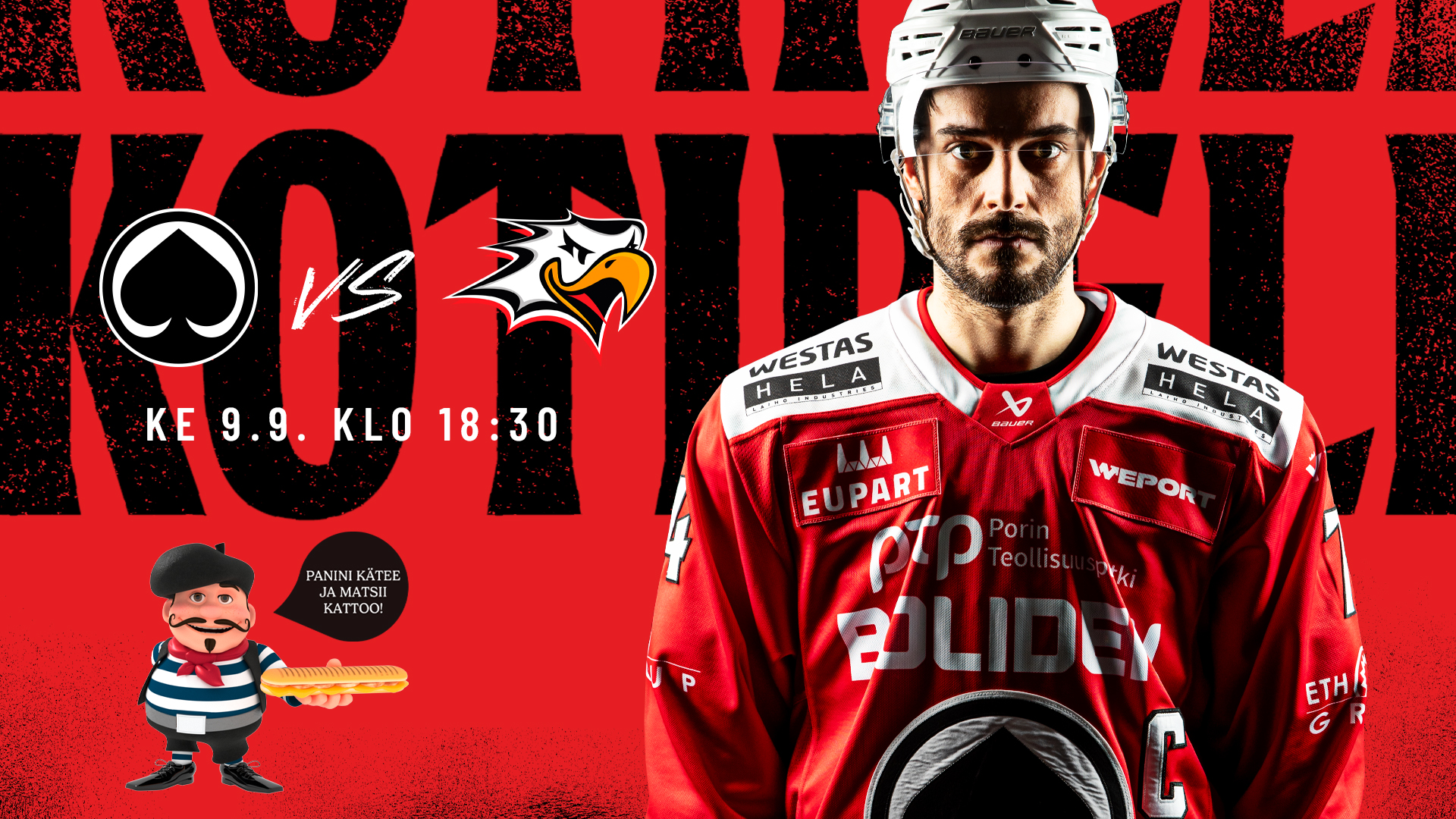 MR. Panini otteluennakko Ässät-Sport