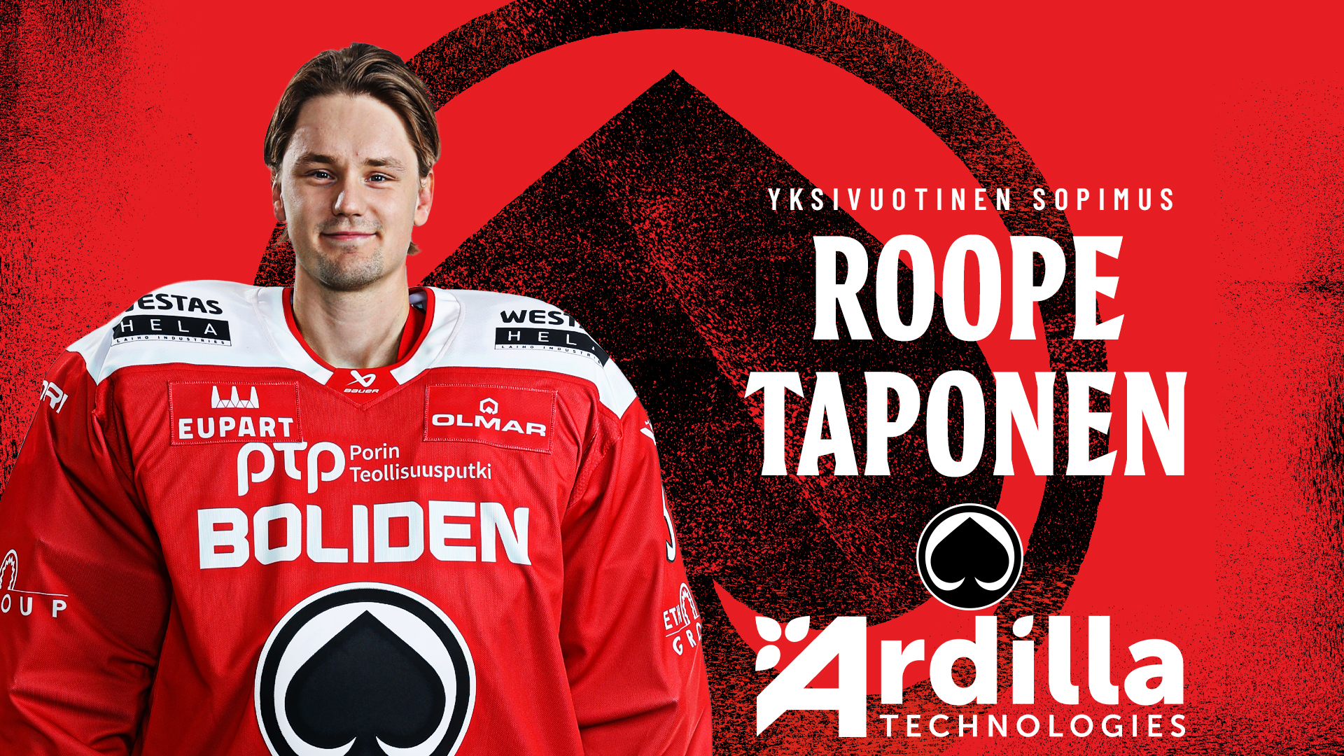 Roope Taponen täydentää Ässien maalivahtiosaston