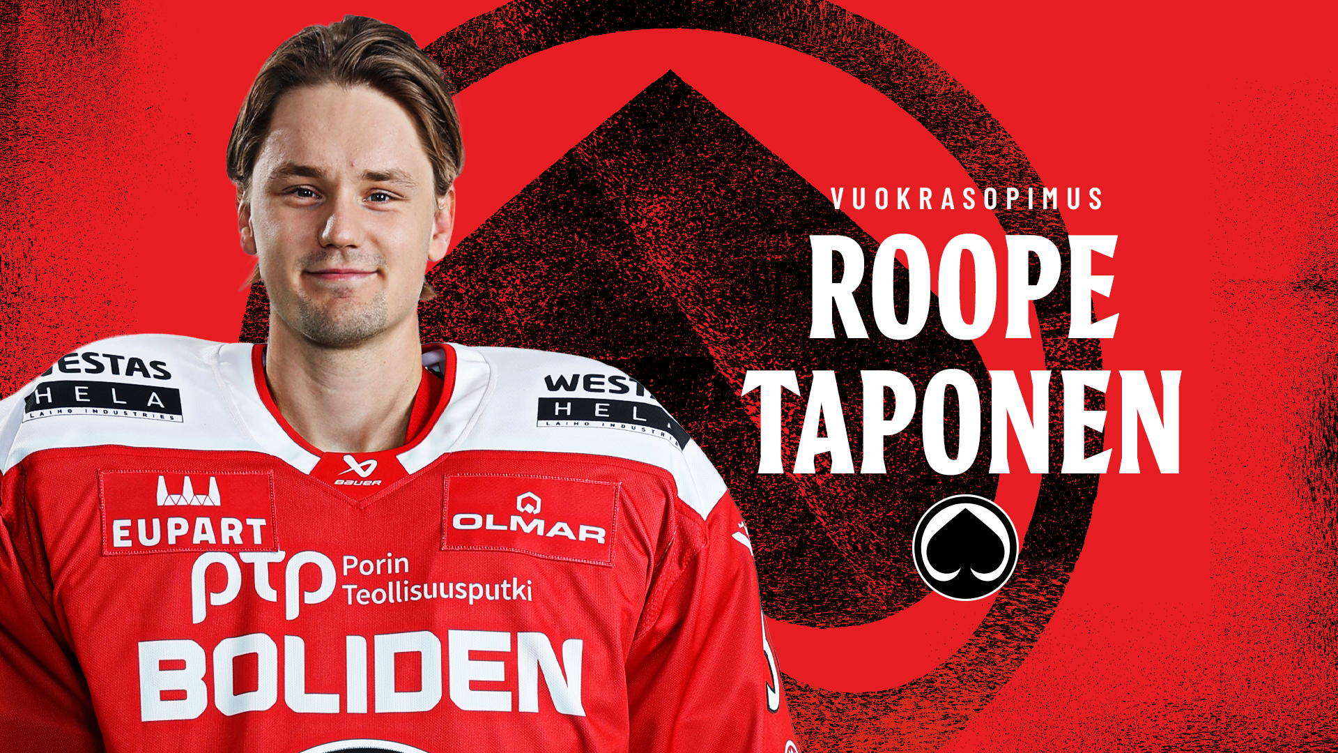 Roope Taponen vuokralle Ässiin