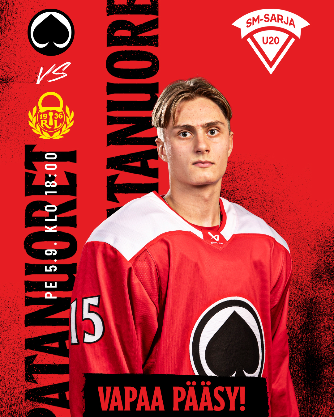 U20 SM-sarja käynnistyy tänään