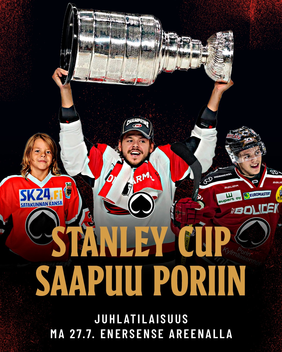 Stanley Cup saapuu Poriin!